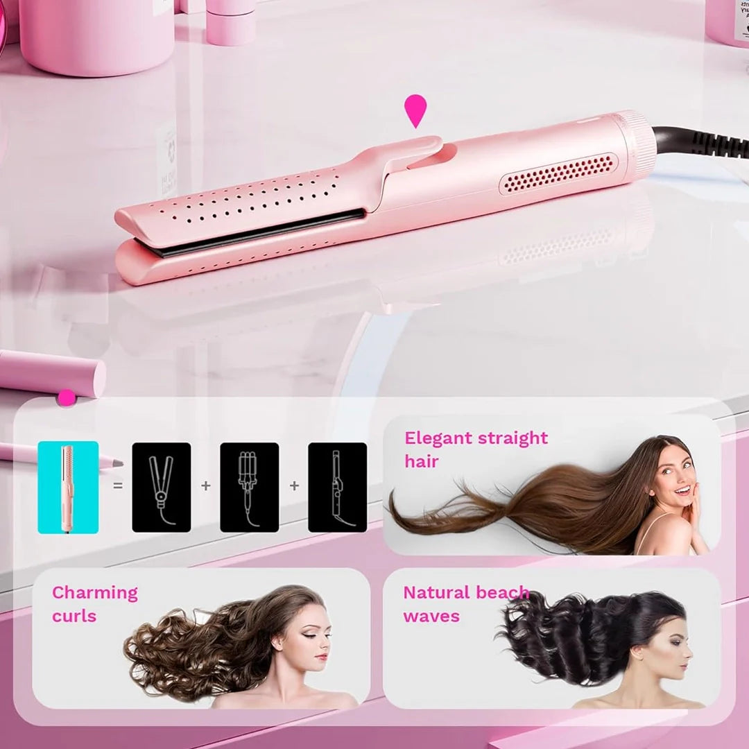 2v1 Chladicí kulma a žehlička na vlasy