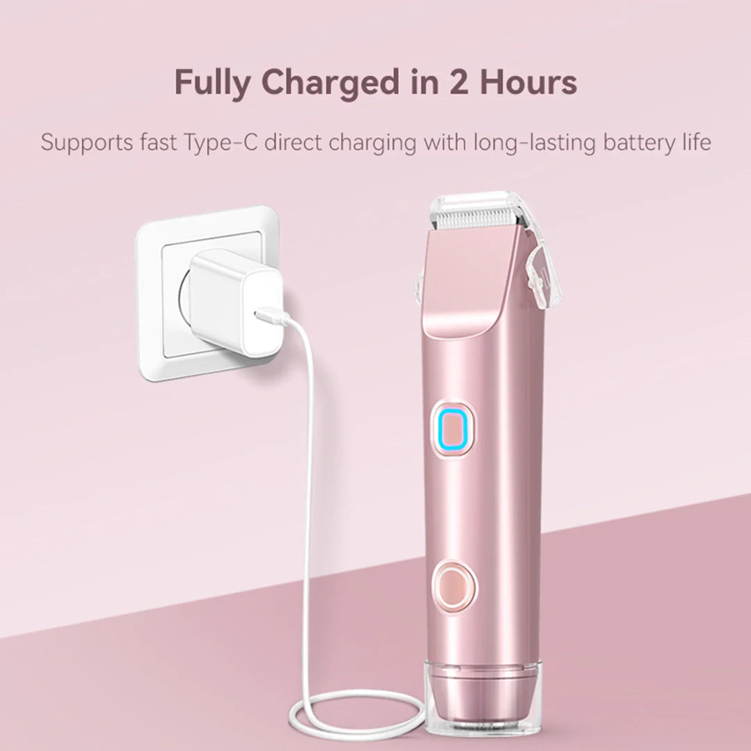 2-v-1 PRO dvojeko hlava bezbolestivý zastřihovač vlasů