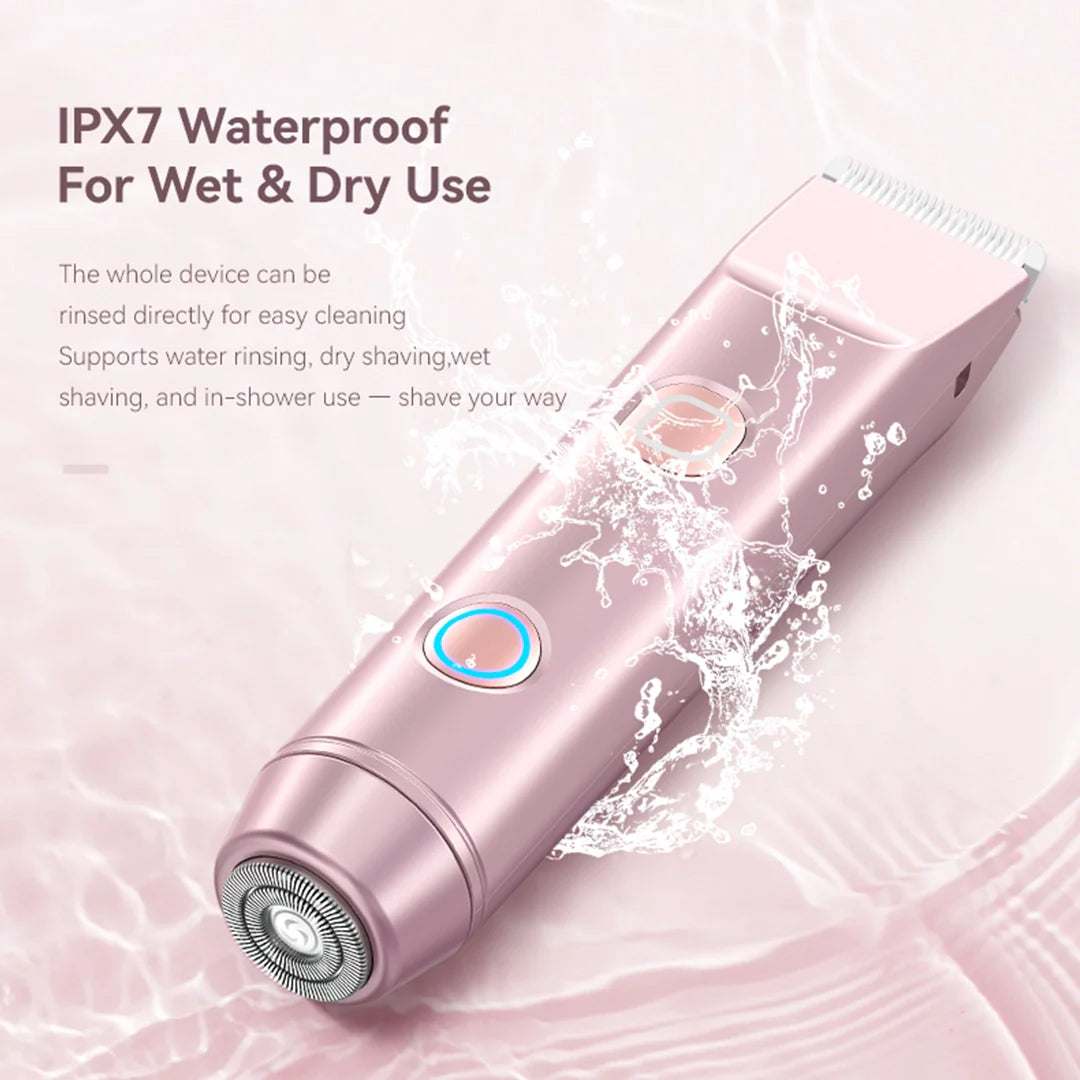 2-v-1 PRO dvojeko hlava bezbolestivý zastřihovač vlasů