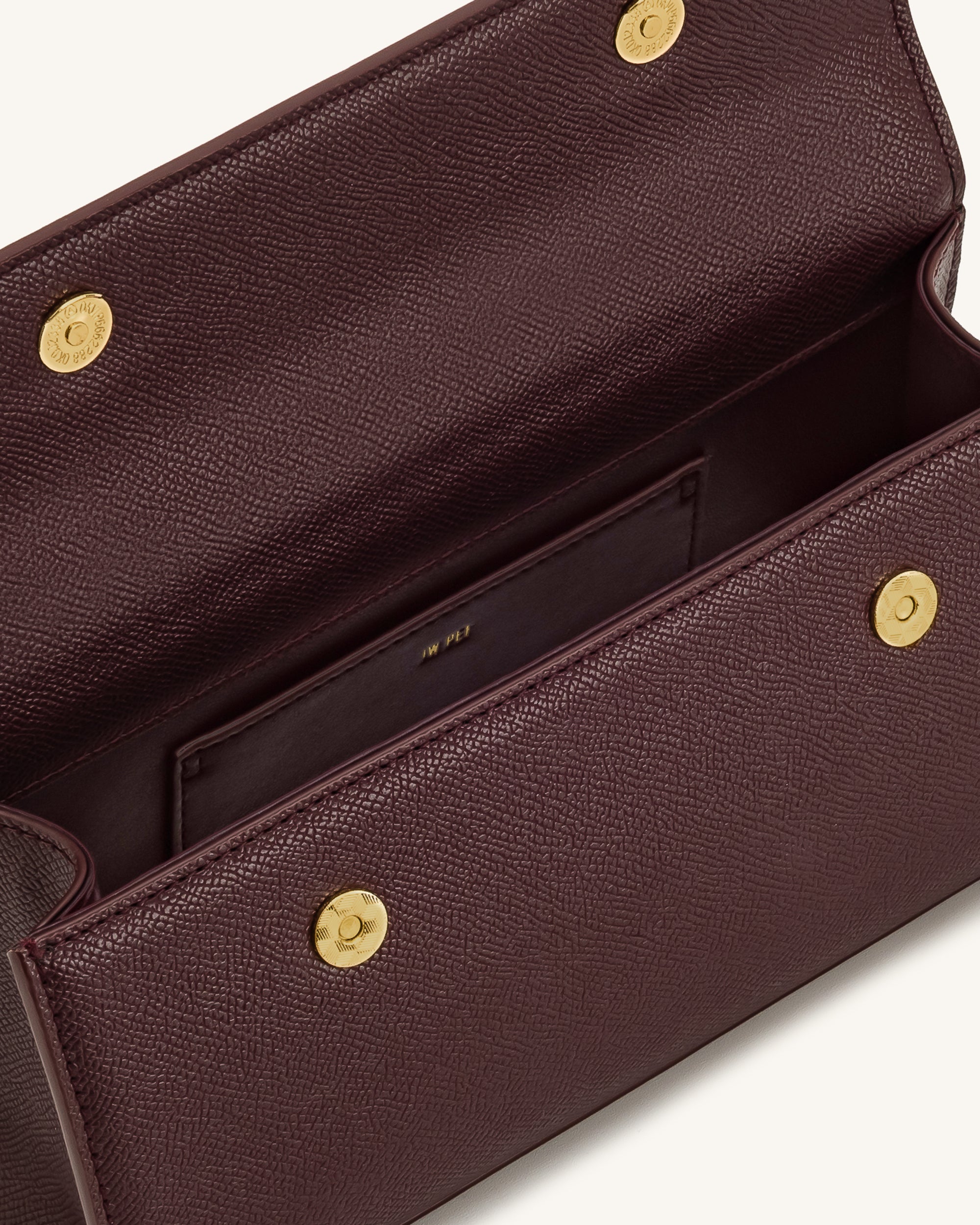 Taška s pevnou rukojetí Keyla - Tmavá vínová