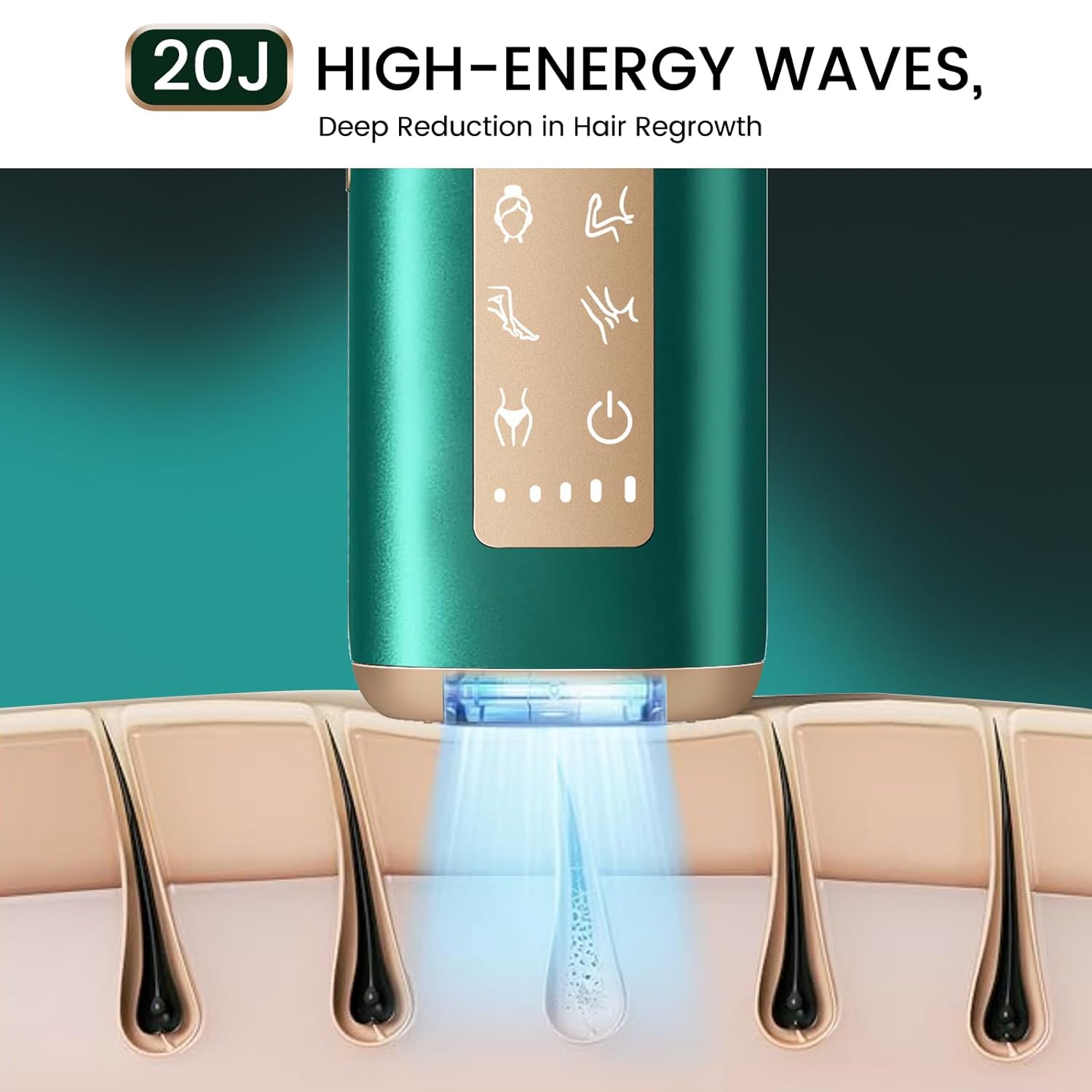 Zařízení na odstraňování chloupků ledovým teplem Sapphire Ice IPL