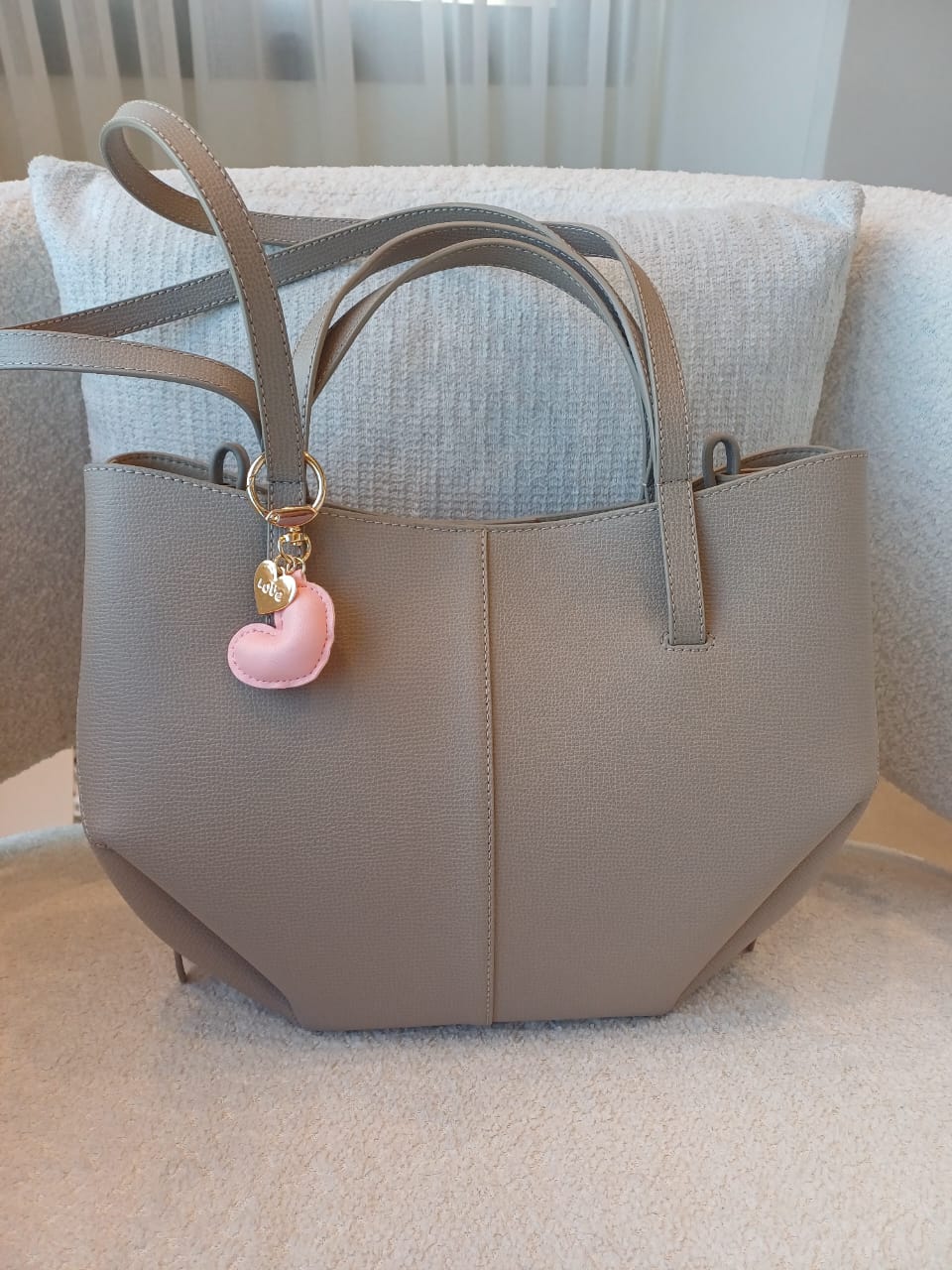 Mini srdíčkový přívěsek – růžový