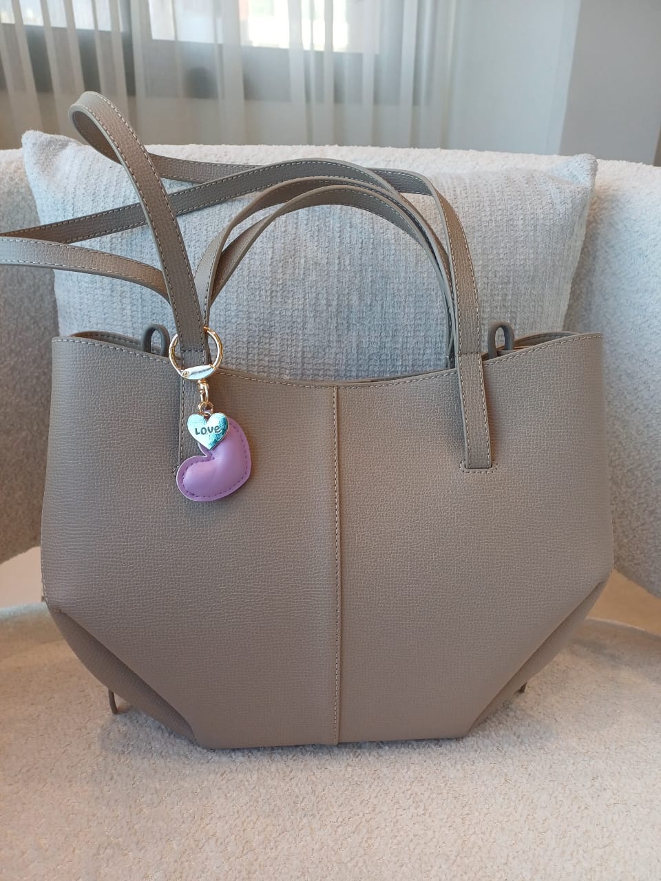 Mini Přívěsek srdíčko – fialová