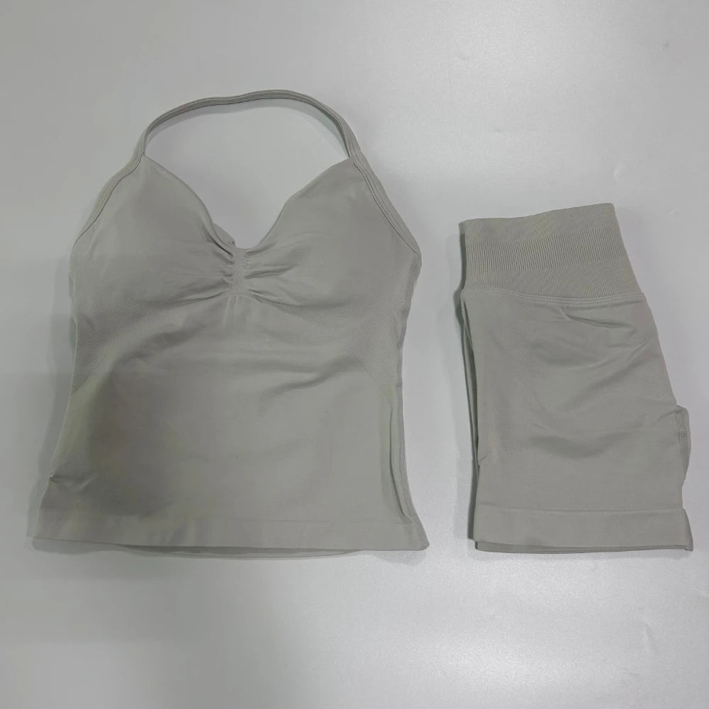 Sada sportovního oblečení 2 kusy krátké legíny