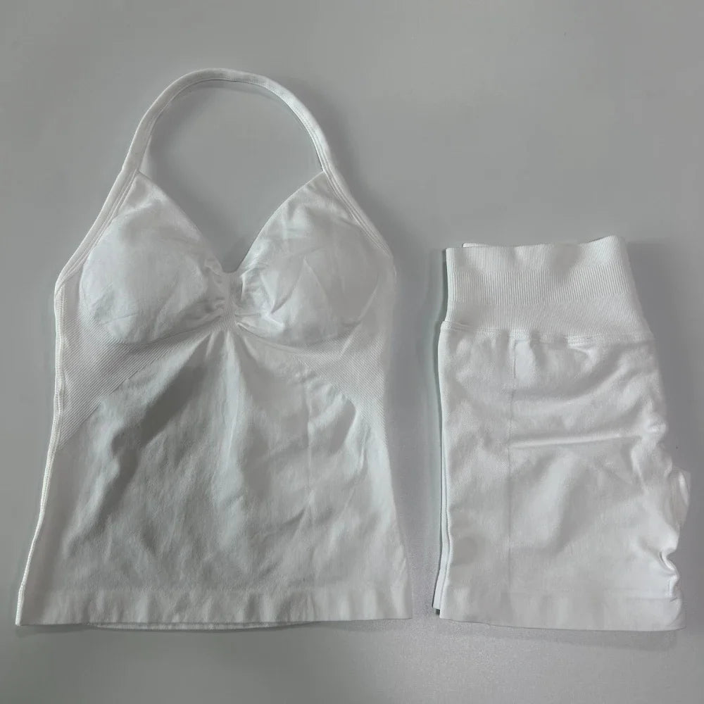 Sada sportovního oblečení 2 kusy krátké legíny