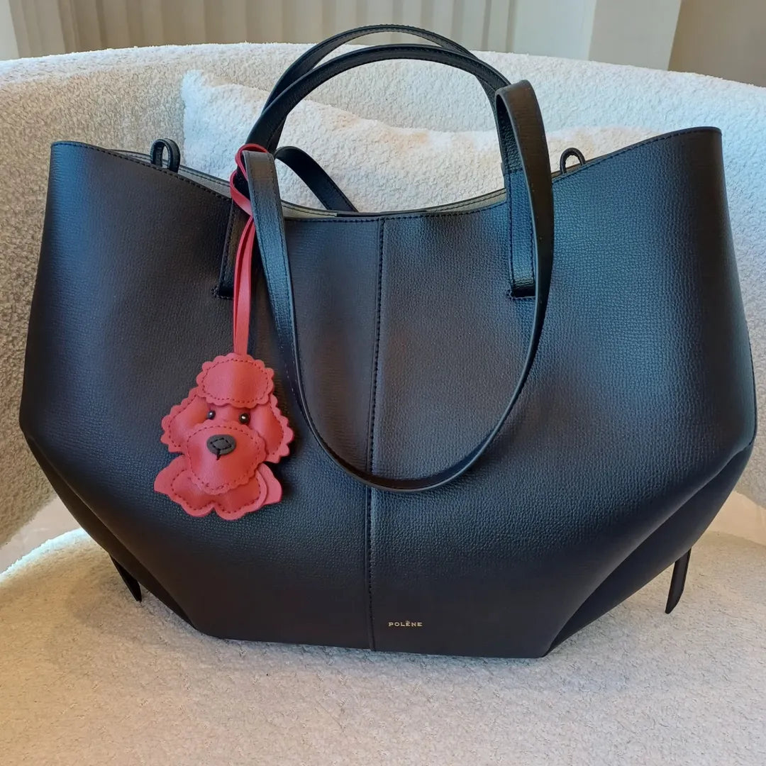 Červená přívěsek s voříškem