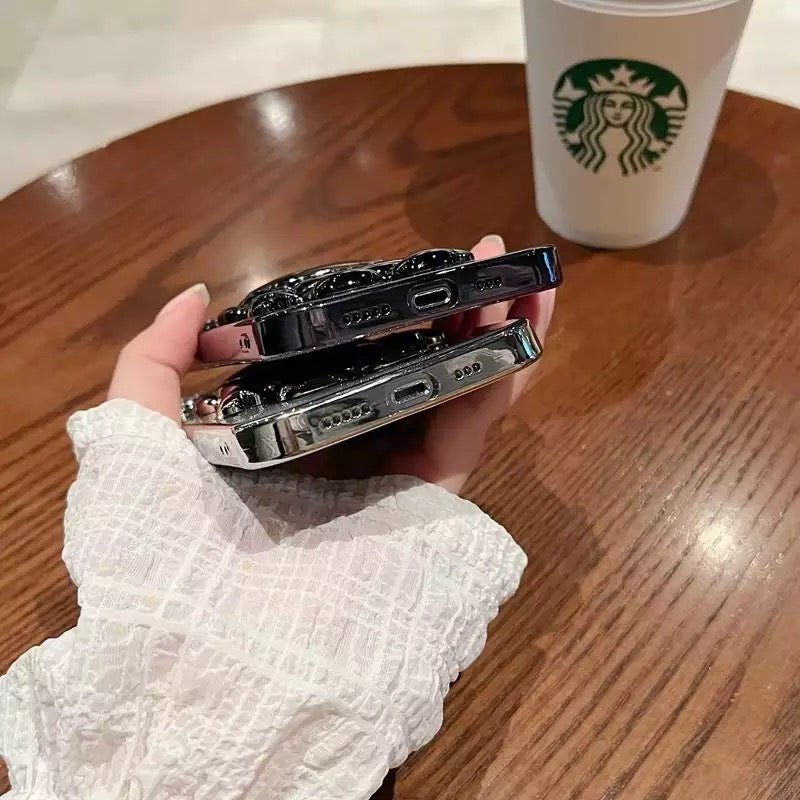 Luxusní Bling Bling 3D kosmonaut pouzdro na iPhone