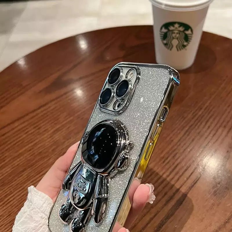 Luxusní Bling Bling 3D kosmonaut pouzdro na iPhone