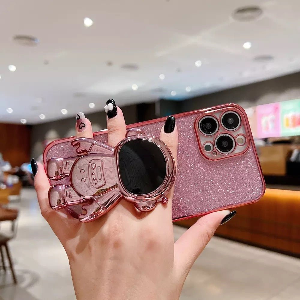 Luxusní Bling Bling 3D kosmonaut pouzdro na iPhone