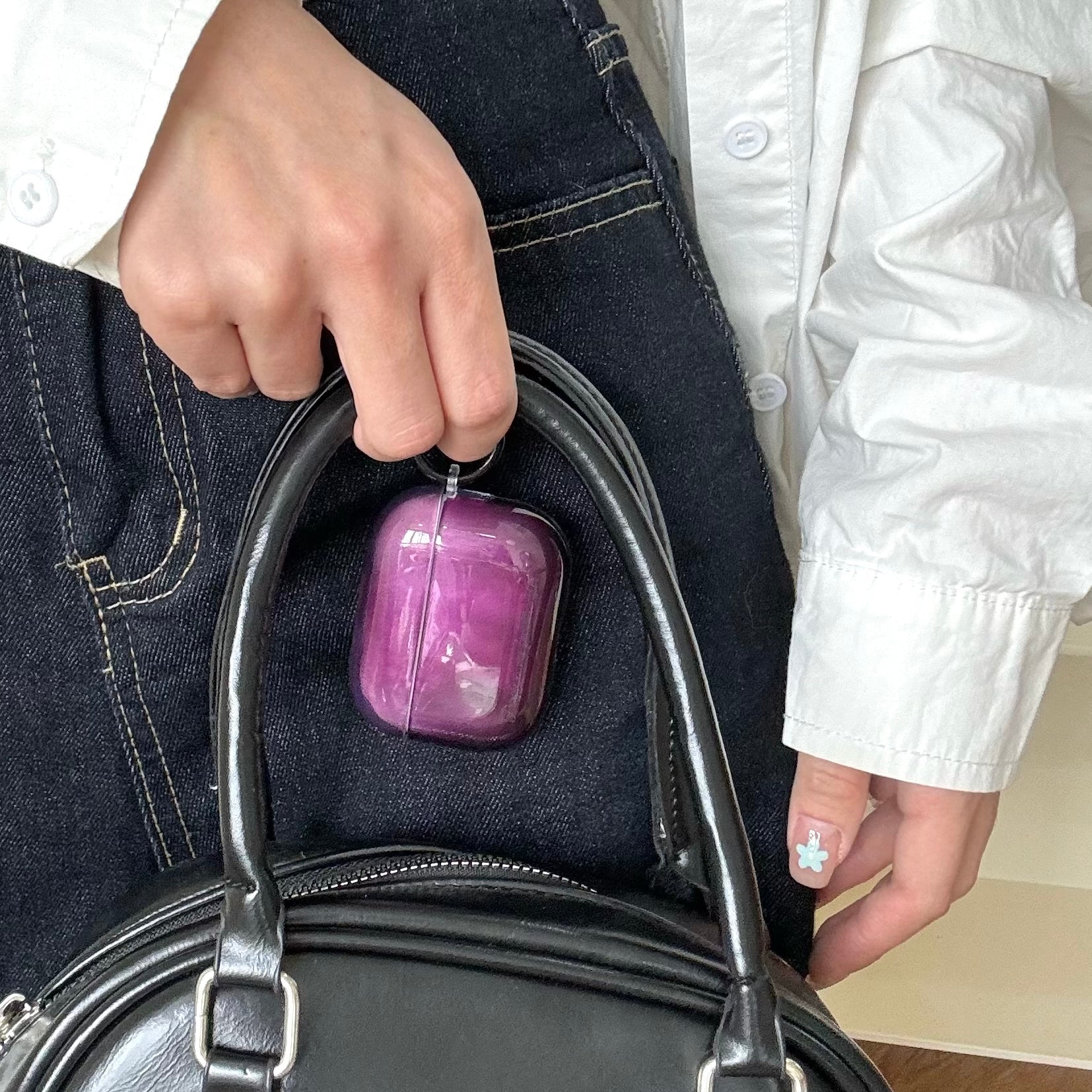 Ombre pouzdro na AirPods Lavender Haze