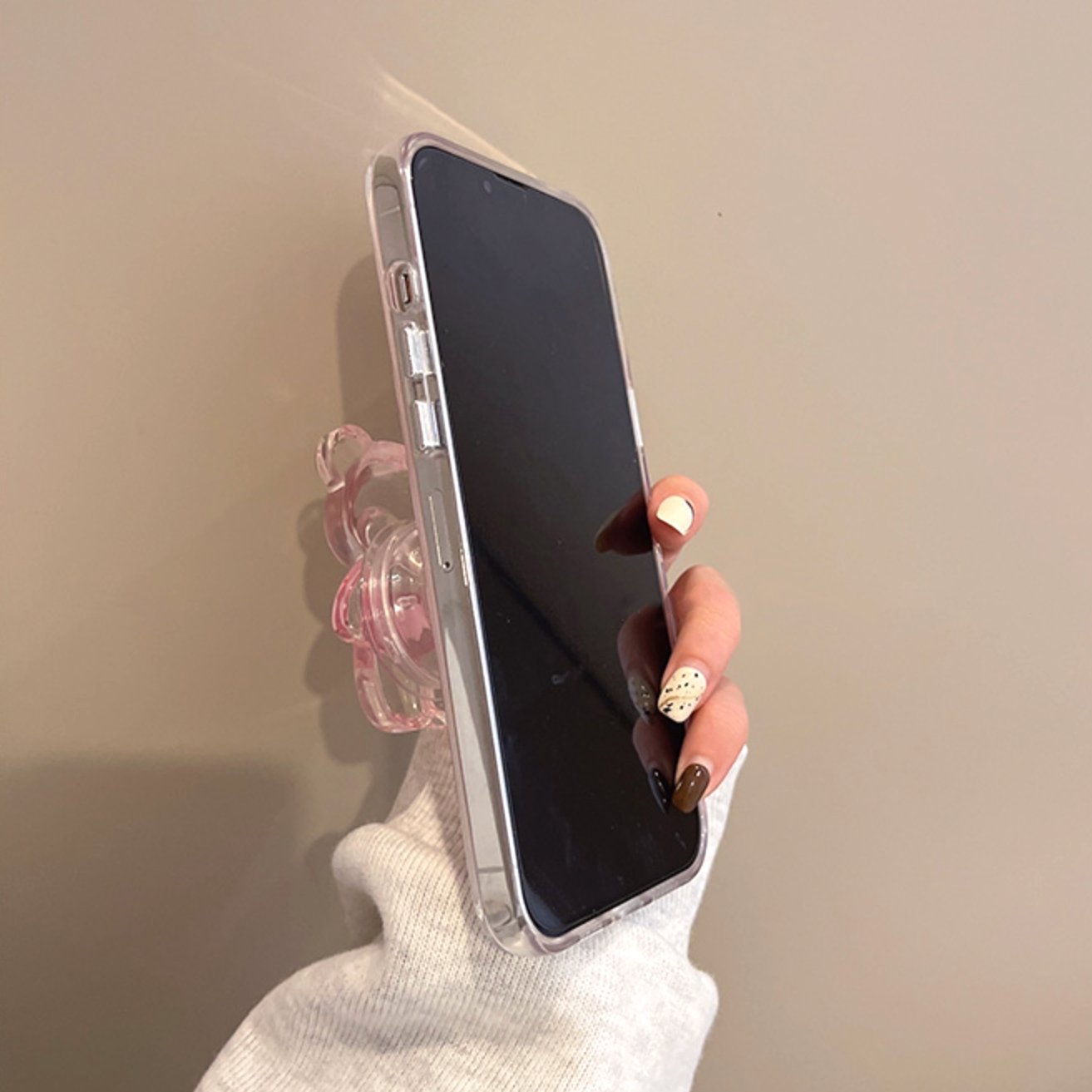 Roztomilý 3D Teddy Bear obal na iPhone