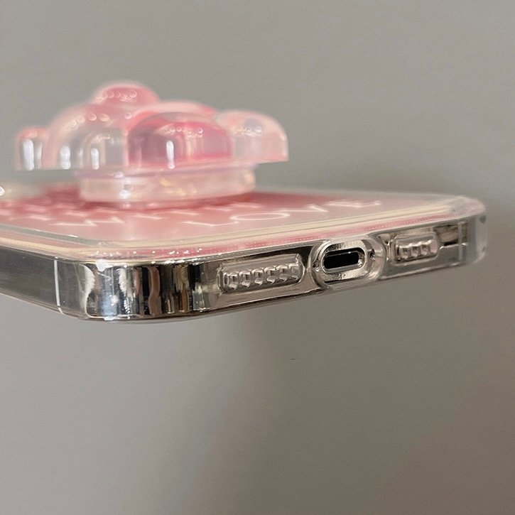 Roztomilý 3D Teddy Bear obal na iPhone