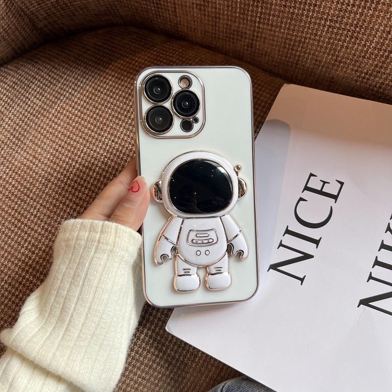 Pouzdro na iPhone 3D astronaut ve vesmíru (iPhone 13/12 Mini, 7/8 Plus, 7/8/SE)