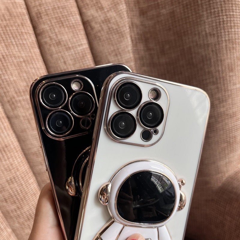 Pouzdro na iPhone 3D astronaut ve vesmíru (iPhone 13/12 Mini, 7/8 Plus, 7/8/SE)