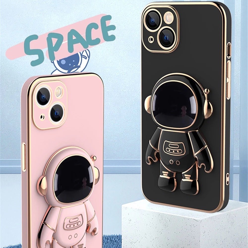 Pouzdro na iPhone 3D astronaut ve vesmíru (iPhone 13/12 Mini, 7/8 Plus, 7/8/SE)