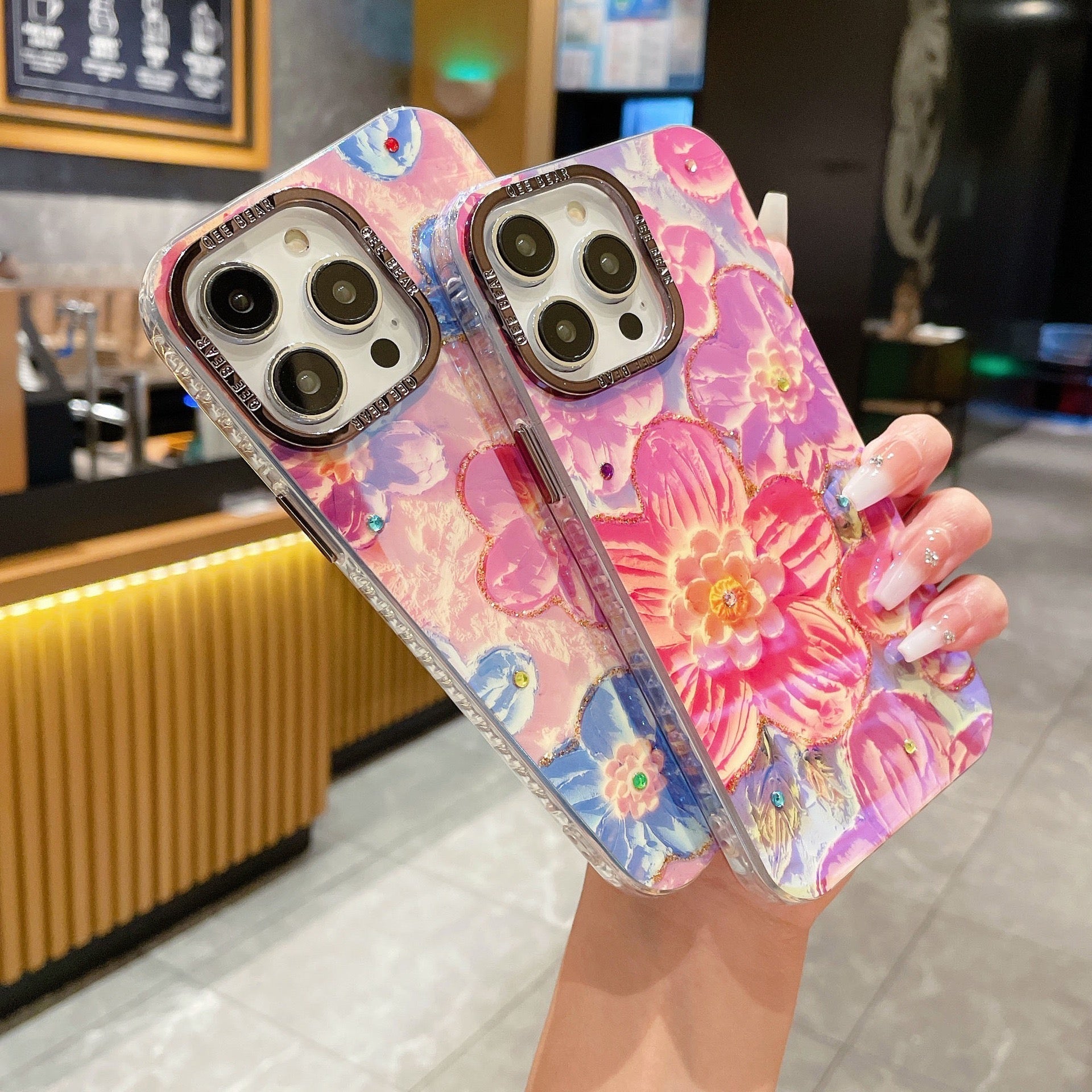 Letní květiny Nafukovací kryt na iPhone