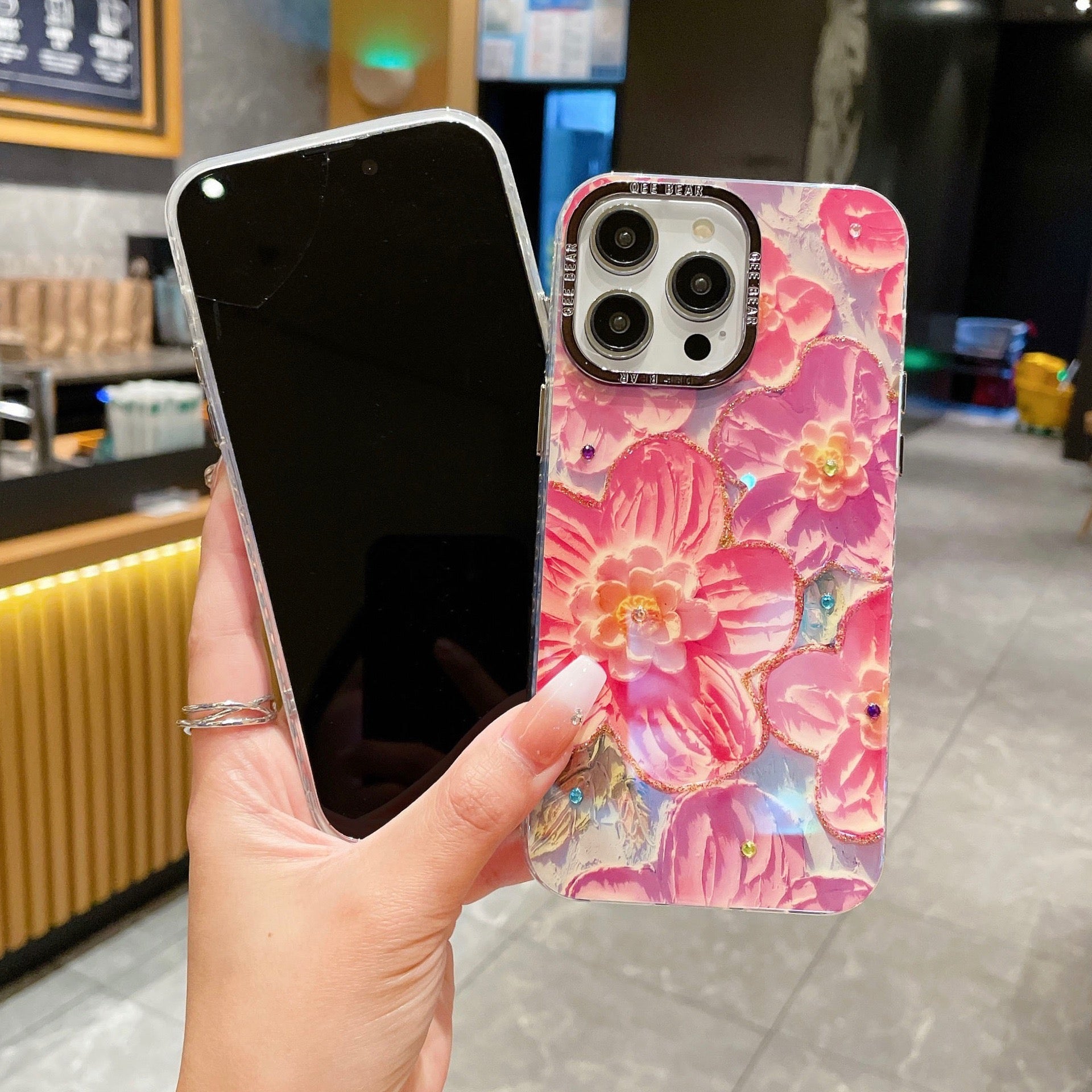 Letní květiny Nafukovací kryt na iPhone