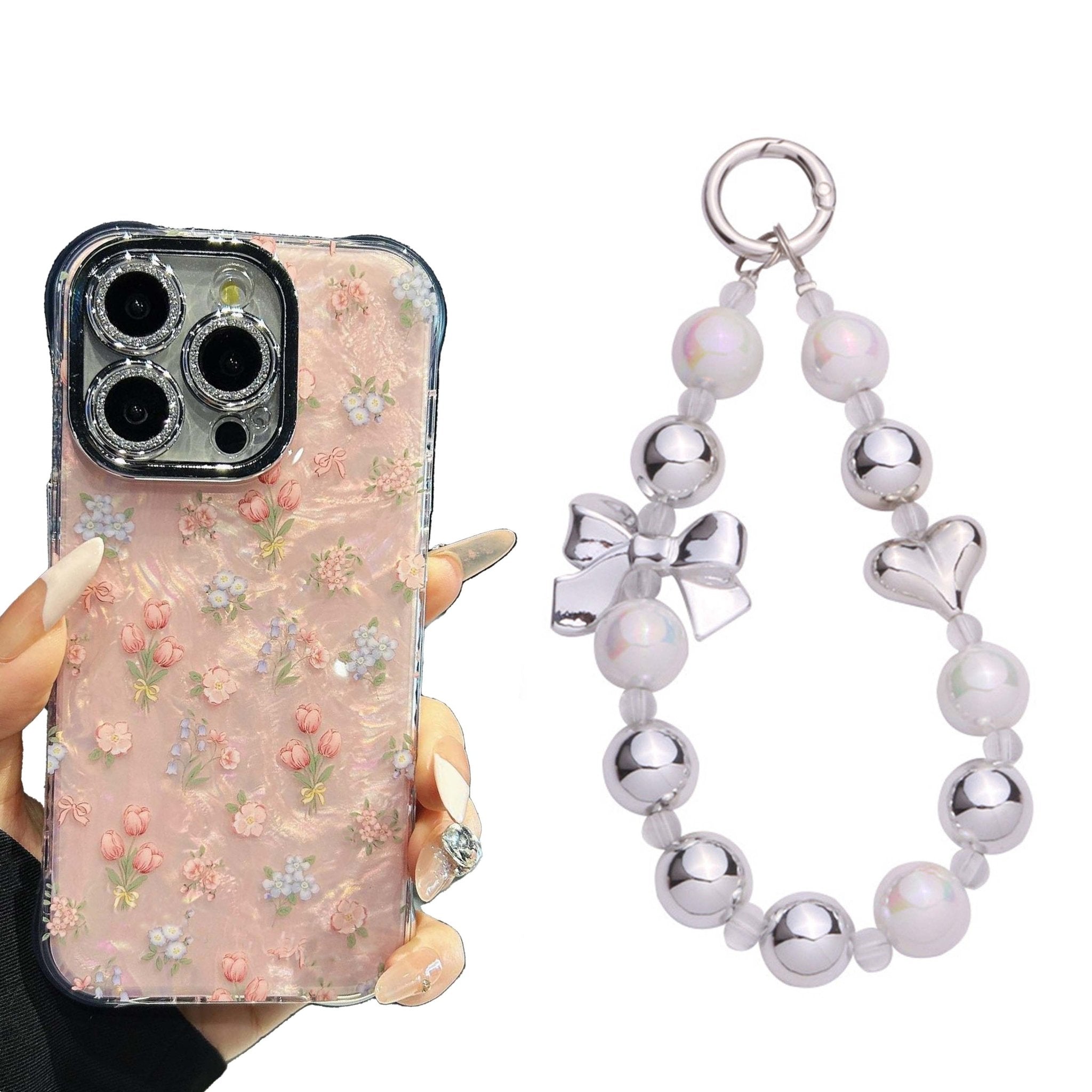 Letní tulipány Quartz pouzdro na iPhone s ochranným krytem čočky se zirkony