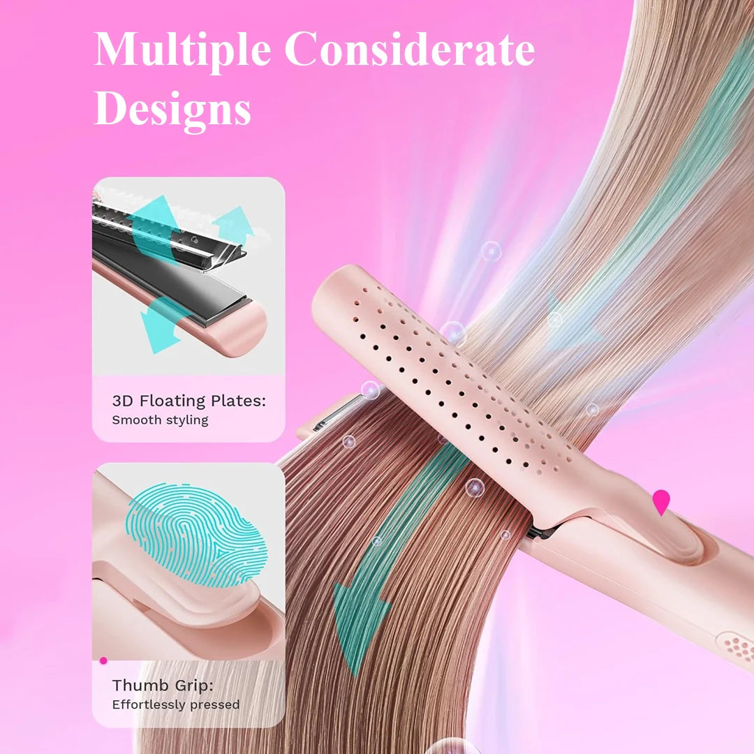 2v1 Chladicí kulma a žehlička na vlasy