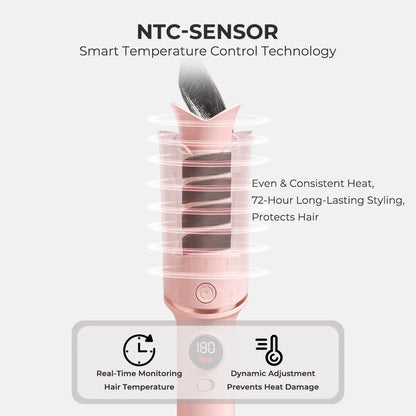 Chytrý auto-senzorový kulma s iontovou a keratinovou péčí