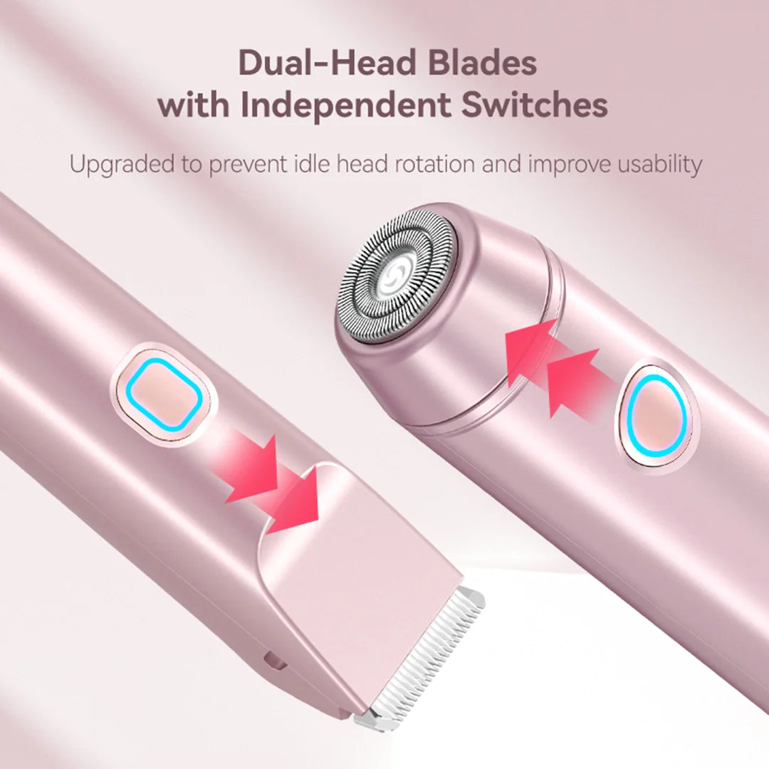 2-v-1 PRO dvojeko hlava bezbolestivý zastřihovač vlasů