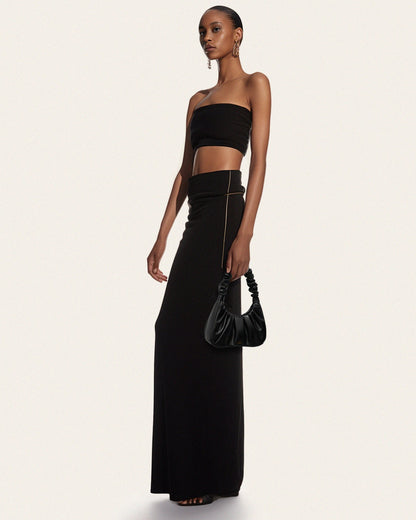 Gabbi svršená hobó kabelka - Černá