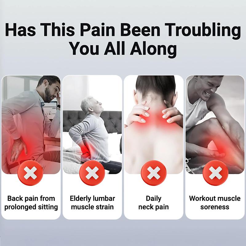 Nastavitelná masážní pistole na hloubkovou masáž s 16 hlavami, 30 rychlostmi a terapií červeným světlem