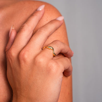 Vlny oceánu (zlatá)