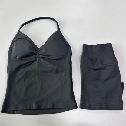 Sada sportovního oblečení 2 kusy krátké legíny