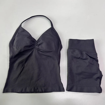 Sada sportovního oblečení 2 kusy krátké legíny