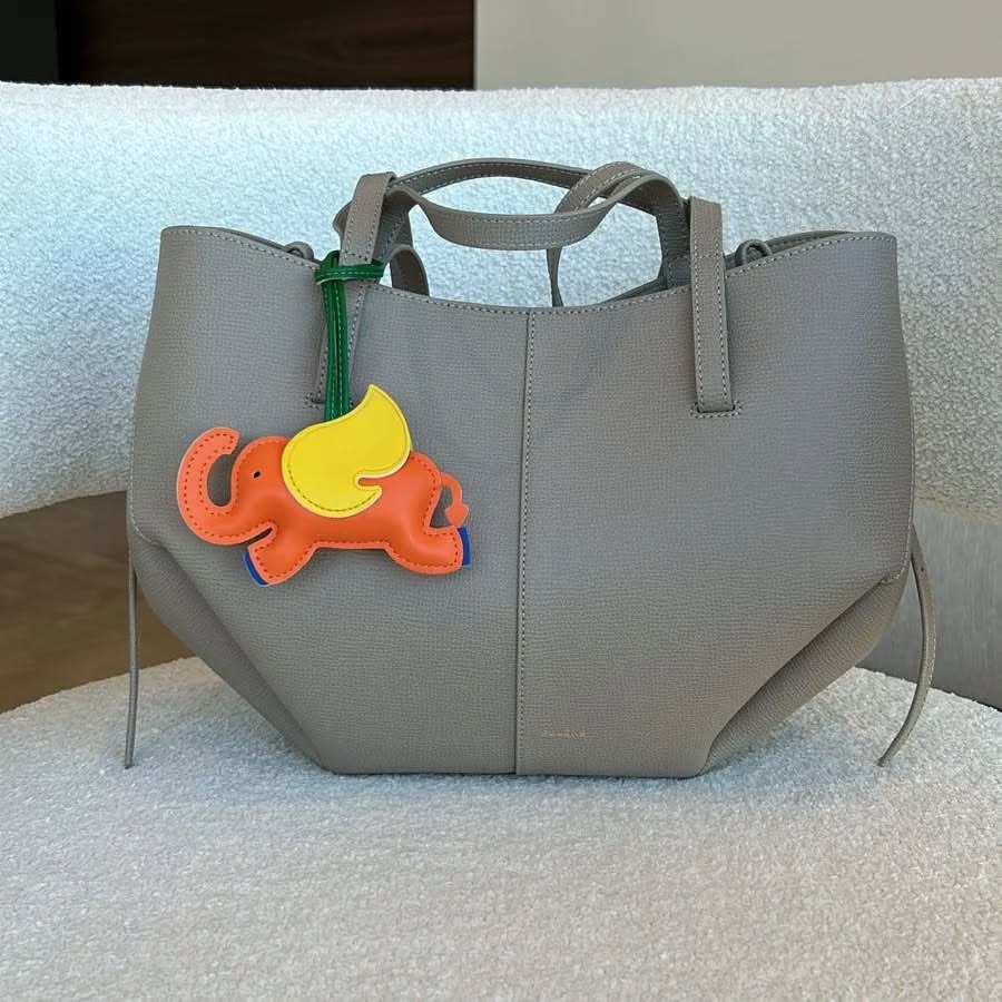 Oranžová sloní přívěsek