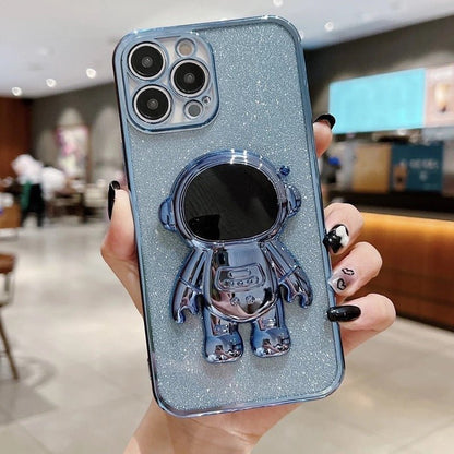 Luxusní Bling Bling 3D kosmonaut pouzdro na iPhone