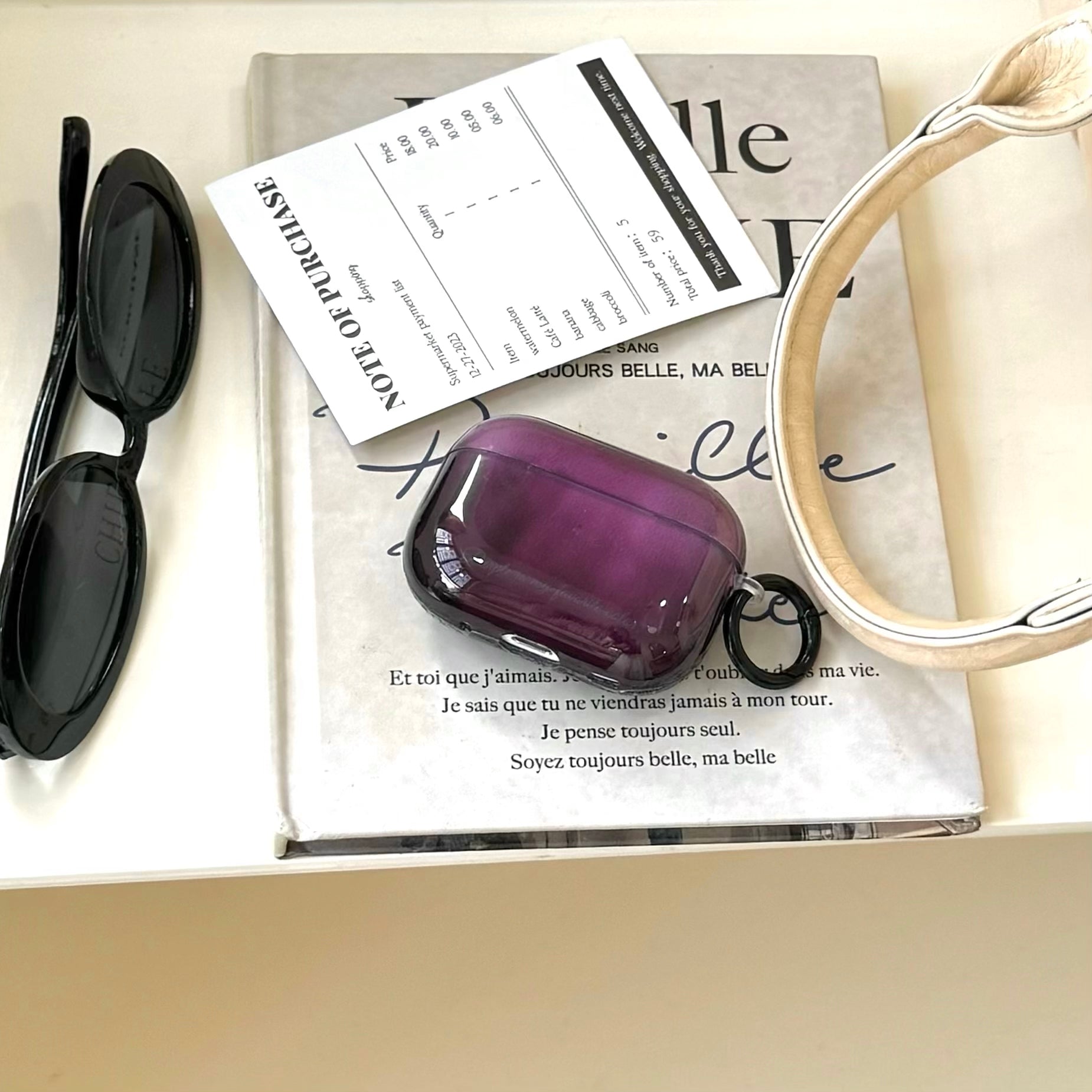 Ombre pouzdro na AirPods Lavender Haze