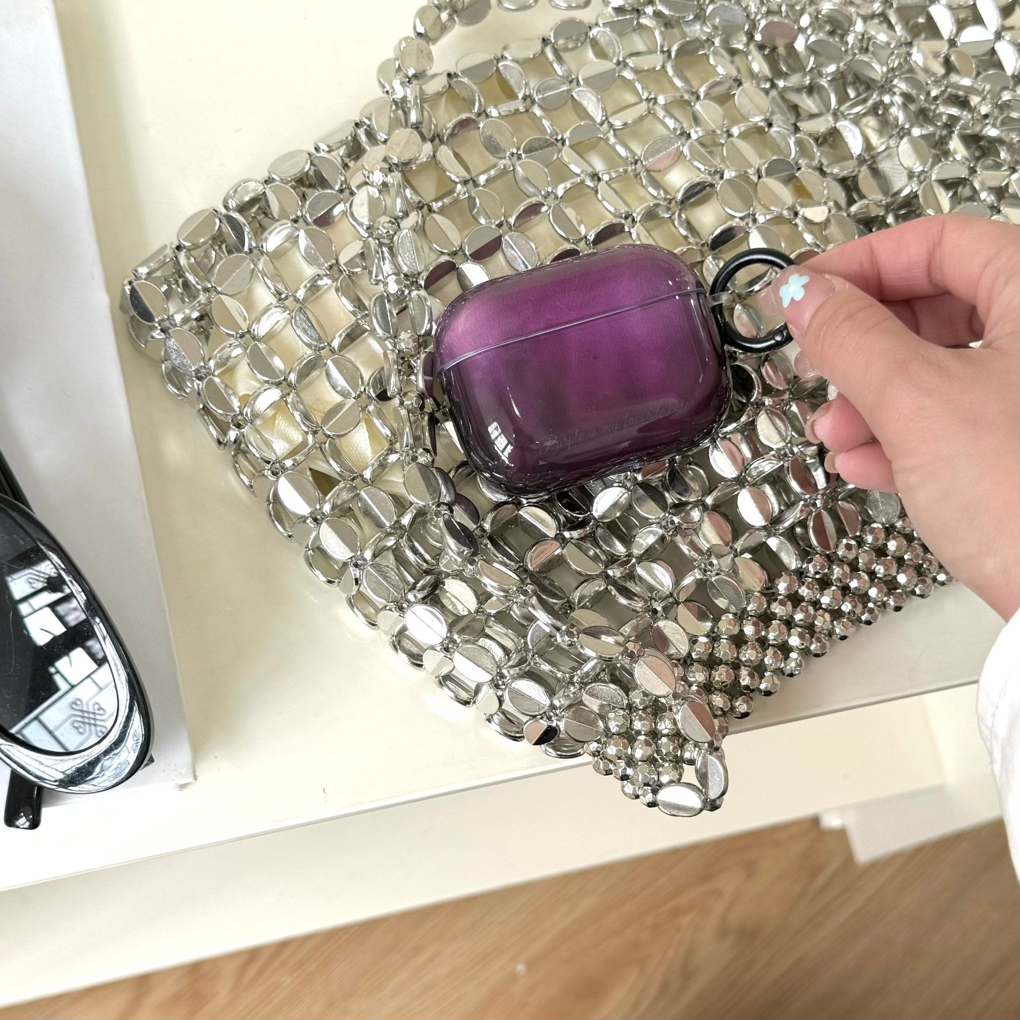 Ombre pouzdro na AirPods Lavender Haze