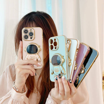 Pouzdro na iPhone 3D astronaut ve vesmíru (iPhone 13/12 Mini, 7/8 Plus, 7/8/SE)