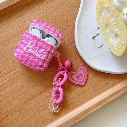 Růžový kryt na AirPods pro miminka