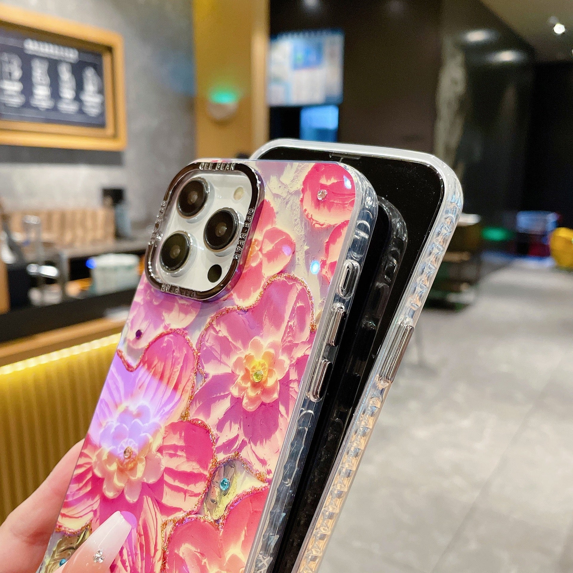 Letní květiny Nafukovací kryt na iPhone